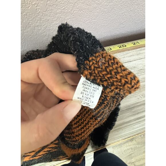 GFC Womens Vintage Sweater Size Small Womens Orange 80's Casual Long Sleeve - Picture 3 of 11